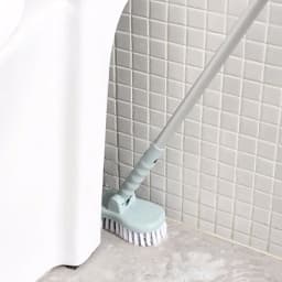 DODOING 2 in 1 Floor Scrub Brush, Adjustable Long Handle Scrubber Cleaning Tile Bathroom Bathtub for Cleaning Tile Shower Bathroom Tub - Thumbnail 4