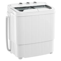 SUNCROWN Portable Washing Machine, 16lbs Portable Washer and Dryer Combo with Drain Pump, 2 In 1 Mini Compact Twin Tub Laundry Washine for Camping - Thumbnail 3