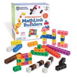 Learning Resources STEM Explorers MathLink Builders Kindergarten STEM Activities and Games for Kids Ages 5 and Up - Thumbnail 1