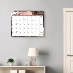 Desk Calendar 2026-2027, Lmueinov Wall Calendar Jan. 2026 - Jun. 2027 Large Planning Calendars 15" X 12" Blotter Paper With Holidays and Vacation - Thumbnail 3