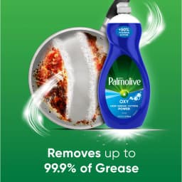 Palmolive Ultra Oxy Liquid Dish Soap, Deep Grease Cutting, No Soaking Needed, 32.5 fl oz - Thumbnail 3