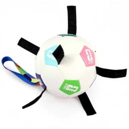 FIFA World Cup 2026 Pet Powergrip Soccer Ball Toy with Tethers for Dogs - Thumbnail 1