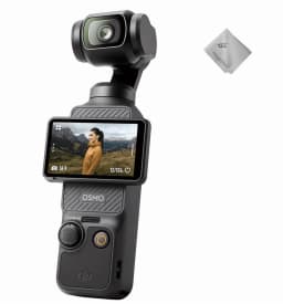 NEW TEC DJI Osmo Pocket 3 4K Action Camcorder with 1-Inch CMOS, 3-Axis Gimbal Stabilization, ActiveTrack 6.0 with Vlogging, 4x Zoom, Black - Thumbnail 1