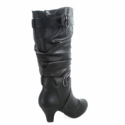 Maggie-39 Women's Round Toe High Heel Zipper Mid-Calf Causal Dress Boots Shoes - Thumbnail 3