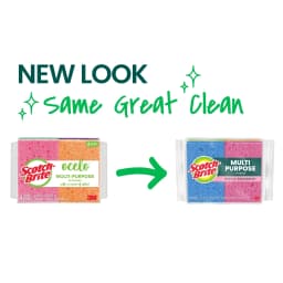 Scotch-Brite Multi-Purpose Sponges, Highly Absorbent, 6 Sponges - Thumbnail 2
