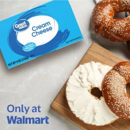 Great Value Cream Cheese Brick, 8 oz (Refrigerated) - Thumbnail 2