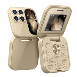 XIAOLE I17 Pro Mini Flip Mobile Phone, Foldable Cell Phone With Fm Radio Magic Voice Speed Dial Vibration, 2 Sim Card Small Display Foldable Cell Phone, Gift For Father'S Day/Mother'S Day， Blue - Thumbnail 7
