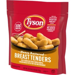 Tyson Honey Battered Breast Tenders, 25.5 oz (Frozen, Fully Cooked) - Thumbnail 7
