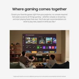 SAMSUNG 130-Inch Class LPU9D Series The Premiere Ultra Short Throw 4K AI Smart TV Triple Laser Projector for Home - Thumbnail 9