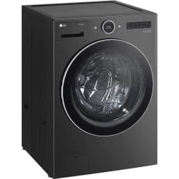 LG WM6700HBA 5.0 Cu. Ft. Black Steel Front Load HE Stackable Smart Washer - Thumbnail 2