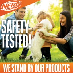 Nerf Dog Launcher Ball 3-Pack with 1 Solid Tuff, 1 Glow Ball & 1 LED Ball, 2.5 inch - Thumbnail 5