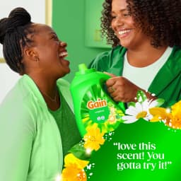 Gain Laundry Detergent Liquid, Now with Odor Defense, Original Scent, 132 fl oz, 100 Loads - Thumbnail 10