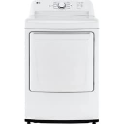 LG DLG6101W 7.3 Cu. Ft. White Smart Gas Dryer with Sensor Dry - Thumbnail 1