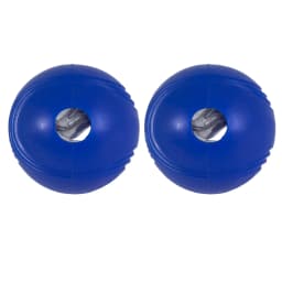 Chuckit! Crunch Ball Rubber Dog Ball Fetch Dog Toy, Blue, Medium 2.5", Pack - Thumbnail 4