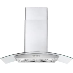 Cosmo 5 Piece Kitchen Appliance Package with 36" Freestanding Gas Range 36" Wall Mount Range Hood 24" Built-in Fully Integrated Dishwasher French - Thumbnail 3