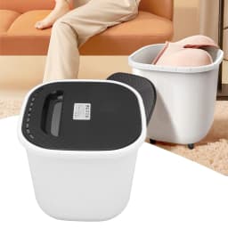 Tebru Mini Washing Machine, Blue Light Cleaning Mini Underwear Washer 6L - Thumbnail 4