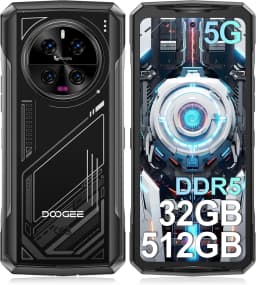 DOOGEE V40 Rugged Smartphone 5G,32GB+512GB/2TB Rugged Phone,4nm D7300,6.78" FHD+120Hz Rugged Unlocked Cell Phone,108MP+20MP Night Vision,8680mAh,3 Card Slots/Dual Unlock/NFC/Wi-Fi6E/IP69K - Thumbnail 1