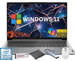 Lenovo Ideapad 1i 15.6" Full HD Laptop, Intel Core i5-1335U (Beats i7-1255U) 13th Gen, 16GB RAM, 1TB SSD - Thumbnail 1
