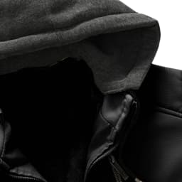 Men's Vintage Faux Leather Jacket Motorcycle Bomber Waterproof Jacket Outdoor Commuting Hiking - Thumbnail 7
