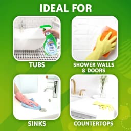 Scrubbing Bubbles Foaming Bleach Bathroom Shower & Tub Cleaner Spray, Mold & Mildew Stain Remover, 32 oz - Thumbnail 3