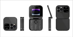Senior Flip Phone with Dual SIM - Easy-to-Use Elderly Cell Phone, Large Buttons, Loud Sound, 1.3MP Camera & LED Flashlight - Includes 1400mAh Battery, Data Cable - Thumbnail 2