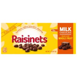 Raisinets Milk Chocolate Covered Raisins, Gluten-free California Movie Theater Candy Box, 2.8 oz - Thumbnail 11