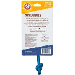 Arm & Hammer Scrubbies Throw N' Tug Adult Dental Dog Chew Toy Small - Thumbnail 8