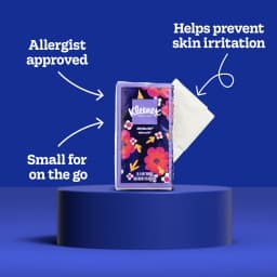 Kleenex On-The-Go 3-Ply Travel Tissues, 8 Pack (80 Total Tissues), Facial Tissues - Thumbnail 2