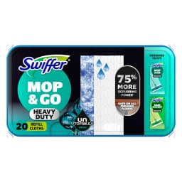 Swiffer Mop & Go Heavy Duty Wet Refills, Unstopables, 20 Count - Thumbnail 1