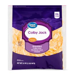 Great Value Colby & Monterey Jack Shredded Cheese, 32 oz Bag - Thumbnail 1