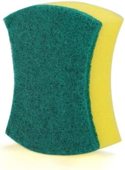 SUWU 5 Count, Double-Sided Scrubber Sponge for Kitchen Cleaning, Non-Scratch Sponges for Dishes, Efficient Scouring Pad for Pot, Pan, Household - Thumbnail 2