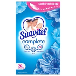 Suavitel Complete Dryer Sheets, Fabric Conditioner, Field Flowers, 70 Sheets - Thumbnail 12