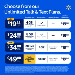 Walmart Family Mobile TCL 50XL NXTPAPER, 5G, 128GB, Blue - Prepaid Smartphone [Locked to Walmart Family Mobile] - Thumbnail 2