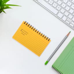 Small Notepad Notebook Ruled Spiral Bound Cards Blank Index Tearable Paper 5 Pcs - Thumbnail 3