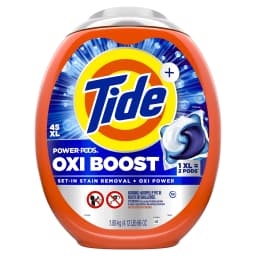 Tide PODS Laundry Detergent Pacs, Oxi Boost Power PODS with Stain Remover and Oxi Power, 45 count - Thumbnail 10