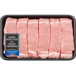 Pork Country Style Ribs Boneless, 6 count, 1.241 - 2.07 lb Tray - Thumbnail 3