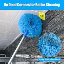 Microfiber Duster Soft Feather Dusting Brush Household Extendable Cleaning Tool - Thumbnail 6