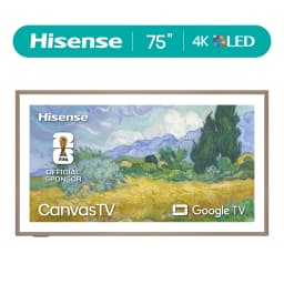 Hisense 75" S7 CanvasTV Series 4K Hi - QLED UHD Google Smart Art TV (75S7SG, 2026 New) - 144Hz, Art Mode - Thumbnail 1