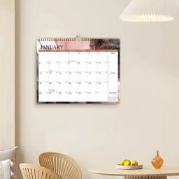 Desk Calendar 2026-2027, Lmueinov Wall Calendar Jan. 2026 - Jun. 2027 Large Planning Calendars 15" X 12" Blotter Paper With Holidays and Vacation - Thumbnail 2