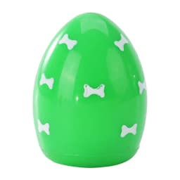 4 Pack Soft Bouncing Easter Egg Dog Toys with Squeaker, Durable Flexible Puppy Teething Chew Orbs, Indoor Outdoor Interactive Throw Fetch Balls - Thumbnail 4
