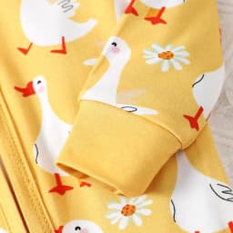 PatPat Baby Clothes Bamboo Viscose Zip Pajamas Snug Fit Newborn Infant Girls Boys Baby Gifts,0-3 Months - Thumbnail 12