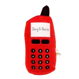 Interactive Dog Toy Colorful Pet Puppy Dogs Chew Toys Cute Phone Shape Play Squeaky Sound Plush Toys - Thumbnail 3