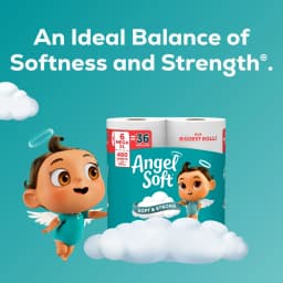 Angel Soft 2-Ply Toilet Paper, 18 Mega XL Rolls, 480 Sheets Per Roll - Thumbnail 8