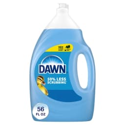 Dawn Ultra Dish Soap Liquid, Dishwashing Liquid, Grease Removal, Original, 56oz - Thumbnail 1