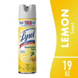 Lysol Disinfectant Spray, Sanitizing and Antibacterial Spray, Deodorizer, Lemon Breeze, 19 oz - Thumbnail 1