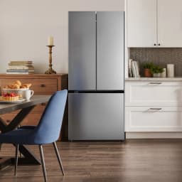 Simzlife 17.5 Cu. ft. French Door Refrigerator Built-in Ice Maker,Counter-Depth Refrigerator with Bottom Freezer,Silver - Thumbnail 10