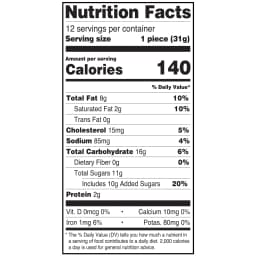 Marketside Bite Sized Turtle Chocolate Brownies, 13.3 oz, 12 Count (Shelf-Stable) - Thumbnail 5