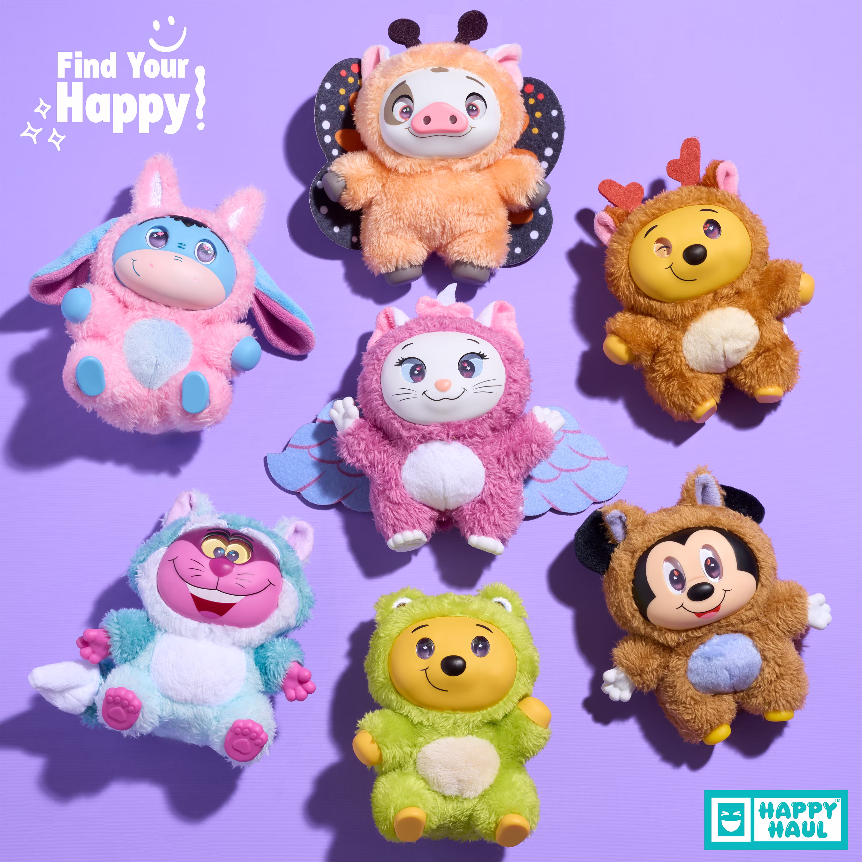 Happy Haul Disney Into the Woods Vinyl Plush Clip-on Surprise Toy, Drop 2 Blind Box Collectible, 5.5-Inch Plush with Vinyl Face by Just Play - Thumbnail 4