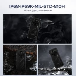 DOOGEE V40 Rugged Smartphone 5G,32GB+512GB/2TB Rugged Phone,4nm D7300,6.78" FHD+120Hz Rugged Unlocked Cell Phone,108MP+20MP Night Vision,8680mAh,3 Card Slots/Dual Unlock/NFC/Wi-Fi6E/IP69K - Thumbnail 6