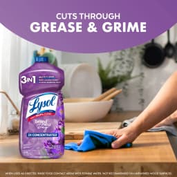 Lysol All Purpose Cleaner, 2X Concentrated Multi-Surface Disinfectant Floor Cleaner for Mopping Solution, for Bathroom & Kitchen, Lavender & Cotton - Thumbnail 5